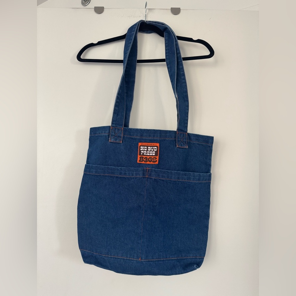 Big bud press denim everyday tote bag nwot dark wash - Picture 2 of 4